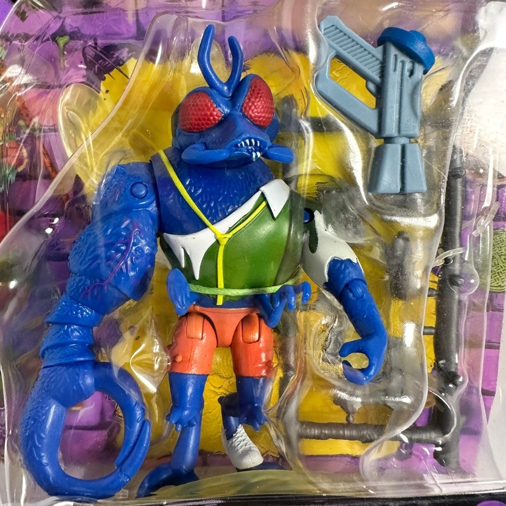 Playmates TMNT Mutant Mayhem Superfly Action Figure Kids OS Blue New 83287